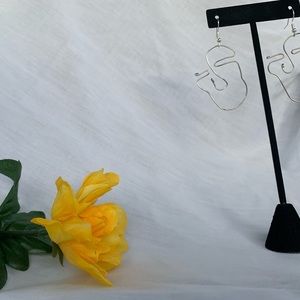 Handmade Wire Face earrings